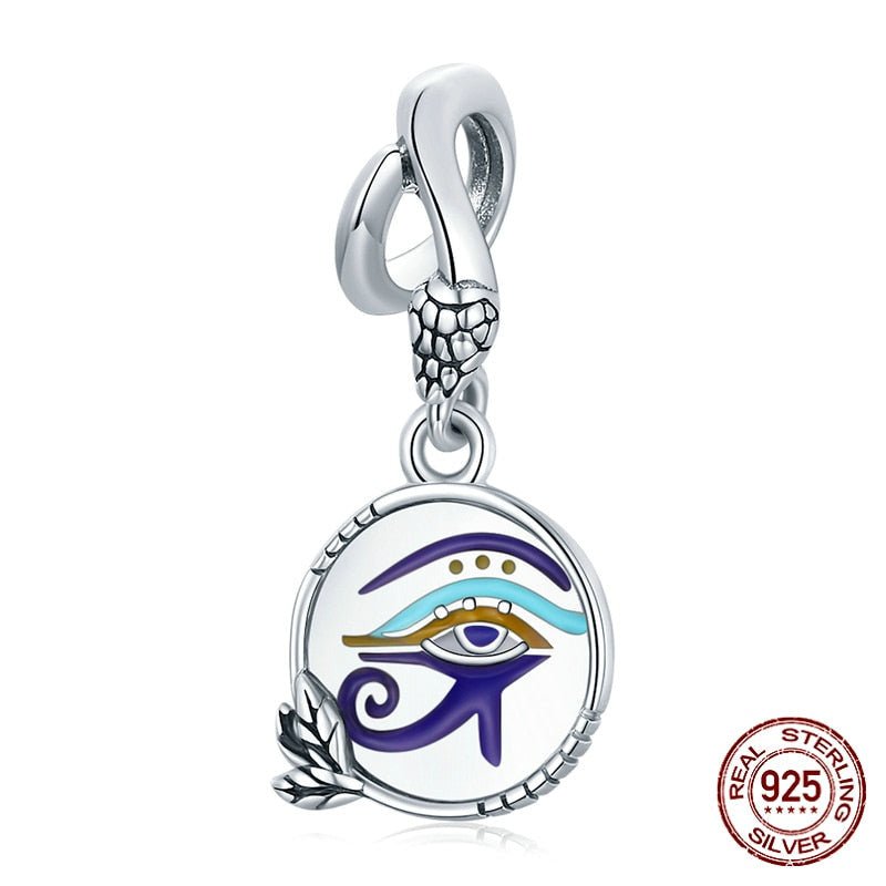Eye of Horus Evil Eye Silver Pendant - Pendant