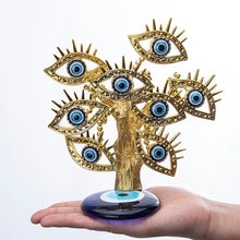 Load image into Gallery viewer, Golden Eye-Themed Evil Eye Desktop Ornament - Ornament
