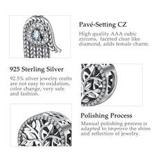 Load image into Gallery viewer, Hamsa Hand with Tree of Life Silver Pendant - Pendant
