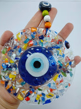 Load image into Gallery viewer, Multicolor Kaleidoscopic Evil Eye Wall Hangings - Wall HangingCircular2023
