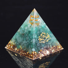 Load image into Gallery viewer, Orgone Pyramid with Luckiest Adventurine - Home Decor5 cm or 1.96&quot; inches

