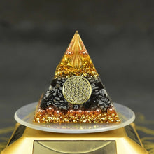Load image into Gallery viewer, Orgonite Pyramid with Powerful Black Obsidian - Home Decor

