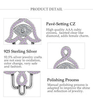 Load image into Gallery viewer, Pink Stone Hamsa Hand Silver Pendant and Necklace - NecklacePendant and Chain
