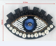 Load image into Gallery viewer, Red Evil Eye DIY Sew-On Patch - AccessoriesBlue
