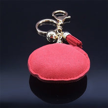 Load image into Gallery viewer, Red Stone Studded Evil Eye Keychains - KeychainEvil Eye with Hamsa Hand
