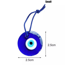 Load image into Gallery viewer, Single Blue Stone Evil Eye Car Hangings - Car HangingSmall

