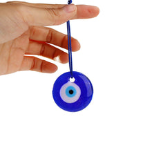Load image into Gallery viewer, Single Blue Stone Evil Eye Car Hangings - Car HangingExtra Large

