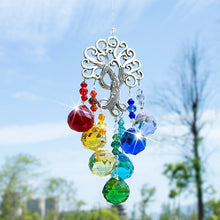 Load image into Gallery viewer, Tree of Life Wall Hanging with Multicolor Suncatcher Crystals - Wall HangingStyle 1
