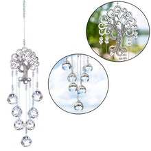 Load image into Gallery viewer, Tree of Life Wall Hanging with Transparent Suncatcher Crystals - Wall HangingStyle 2
